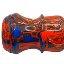 Orange and Blue Swirl Shaving Brush (28mm Maggard SHD Badger) - by Farvour Turncraft (Pre-Owned) Shaving Brush Murphy & McNeil Pre-Owned Shaving 