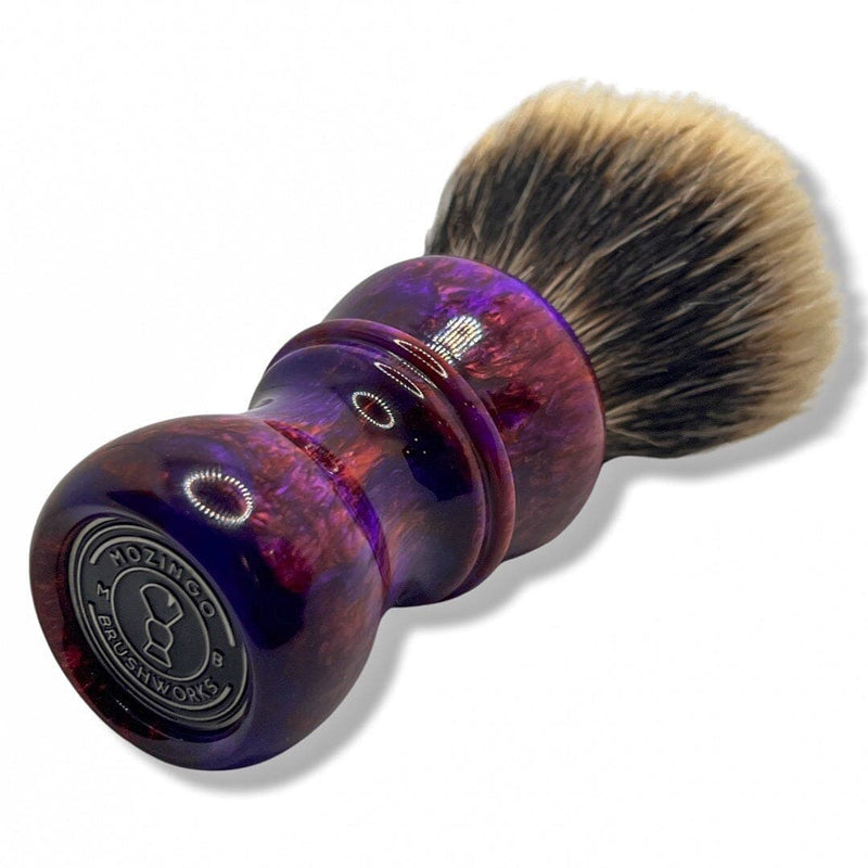 Scarlett Purple Swirl Shaving Brush (28mm ZT4 Knot) - by Mozingo Brushworks (Pre-Owned) Shaving Brush Murphy & McNeil Pre-Owned Shaving 