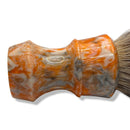 Orange White Swirl Shaving Brush (26mm ZT3 Knot) - by Mozingo Brushworks (Pre-Owned) Shaving Brush Murphy & McNeil Pre-Owned Shaving 