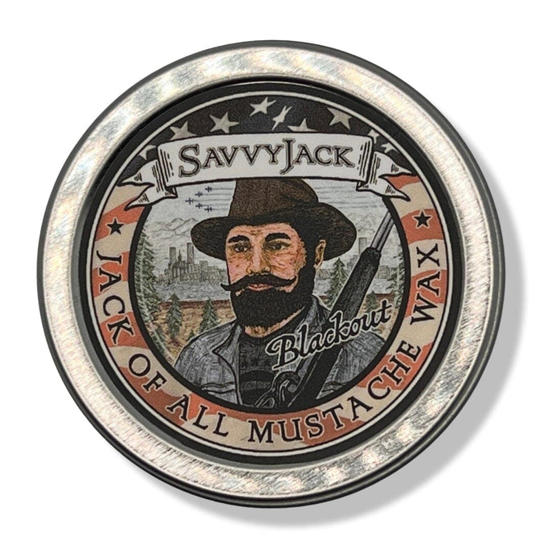 Blackout Mustache Wax - by Savvy Jack (Pre-Owned) Beard & Mustache Wax Murphy & McNeil Pre-Owned Shaving 