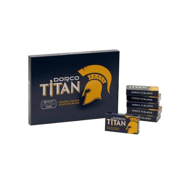 Dorco Razor Double Edge Blades (Titan) 100 CT Razors & Razor Blades BarberSets 