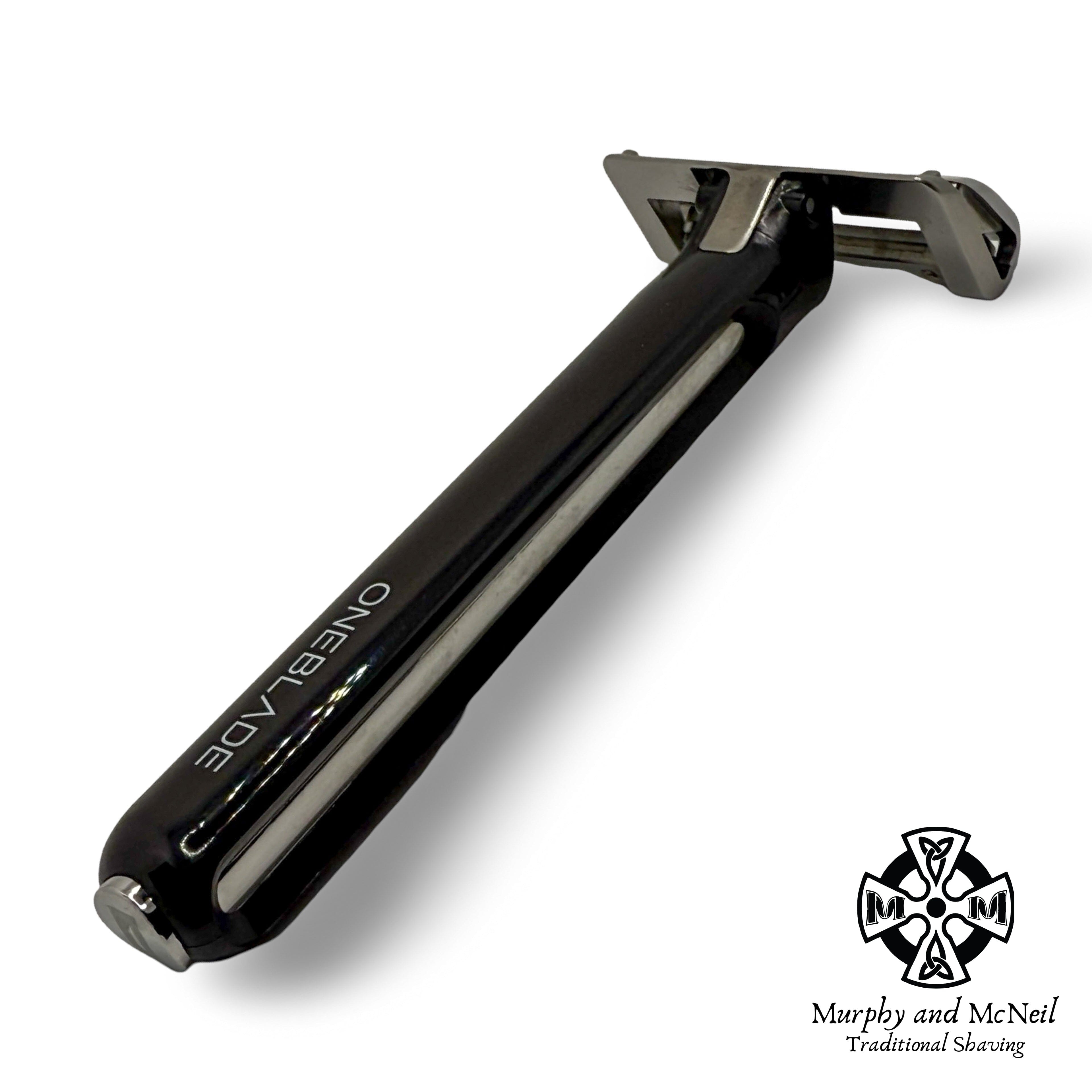 OneBlade Hybrid Single Edge Safety Razor (Black) - by OneBlade (Used) Safety Razor MM Consignment (OB) 