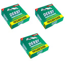 Derby Prof Single Edge Razor Blades 100ct Razors & Razor Blades BarberSets 3x Pack 