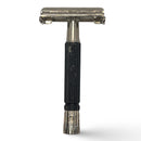 Black Handle Flare Tip Safety Razor (Code V2 - 1975) - by Gillette (Pre-Owned Vintage) Safety Razor Murphy & McNeil Pre-Owned Shaving 