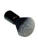 One Blade Synthetic Brush with Tuxedo Knot Shaving Brush servedupshaves 