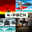 Battle Tribe 4 Pack Natural Soap - by Flagship Soap Company