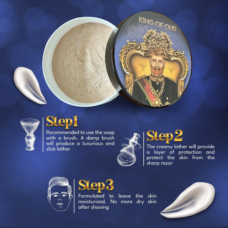 King of Oud Shaving Soap Shaving Soap WhollyKaw 