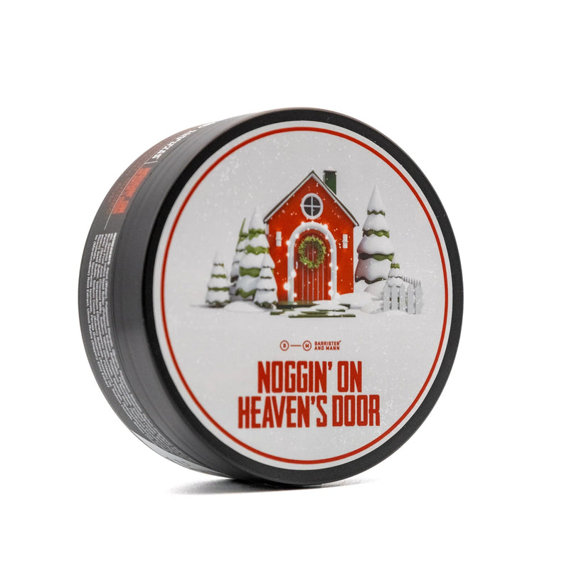 Noggin' On Heaven's Door Shaving Soap (omnibus Base) - By Barrister An