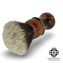 Aussie Red Mallee Hybrid Burl Shaving Brush (26mm Synthetic) - by Bru (Pre-Owned) Shaving Brush Murphy & McNeil Pre-Owned Shaving 
