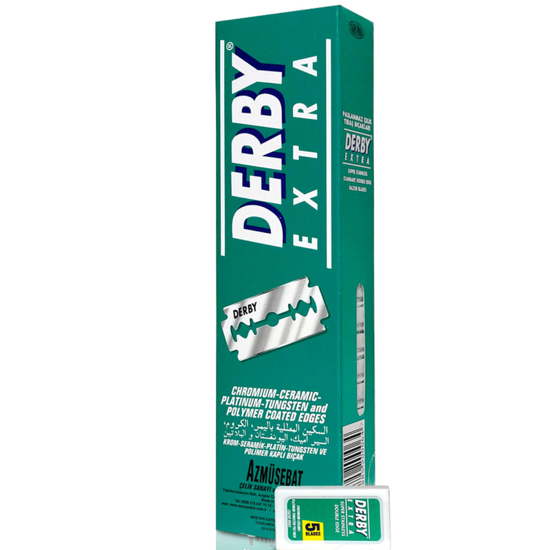 Derby Double Edge Razor Blades 100Ct Razors & Razor Blades BarberSets 