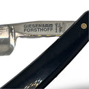 Giesen & Forsthoff Straight Razor Black Plastic 407 Straight Razor Murphy & McNeil Pre-Owned Shaving 