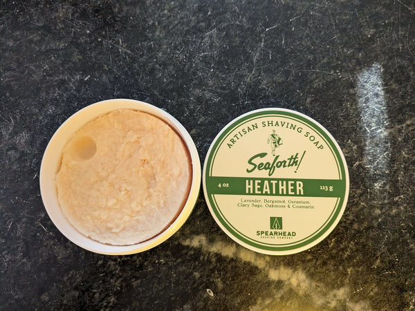 Seaforth Heather Soap Shaving Soap Shavewares 