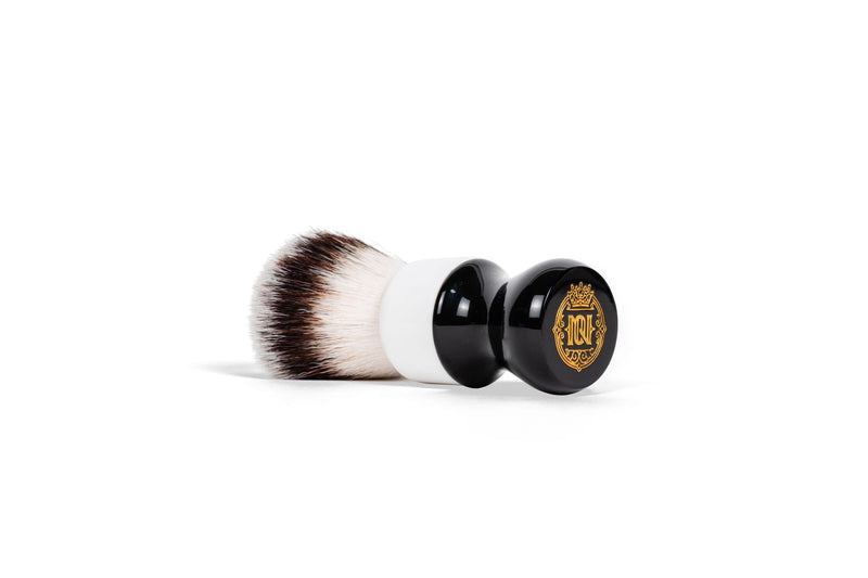 Synthetic Shave Brush - Black/White - 26MM Shaving Brush Noble Otter 