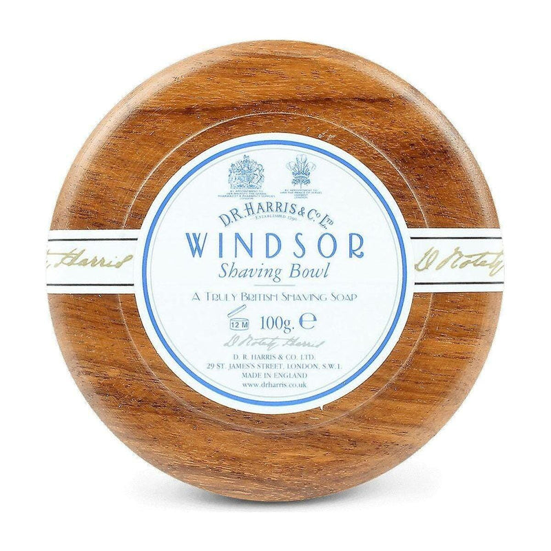 D. R. Harris & Co Windsor Shaving soap in Mahogany Bowl 100g Shaving Soap Pasteur Pharmacy 
