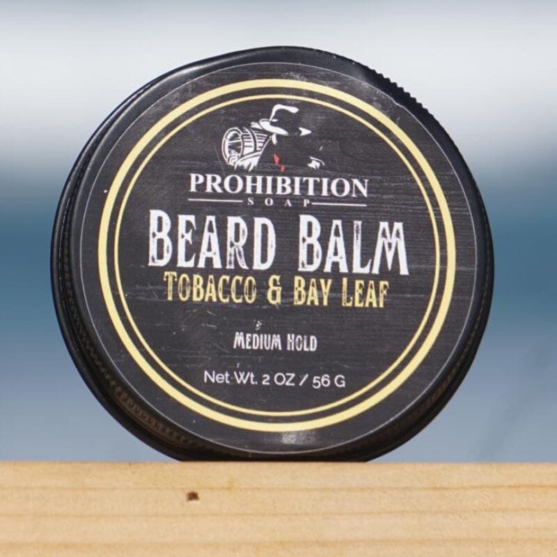 Tobacco & Bay Leaf Beard Balm Beard Balms & Butters Prohibition Soap 