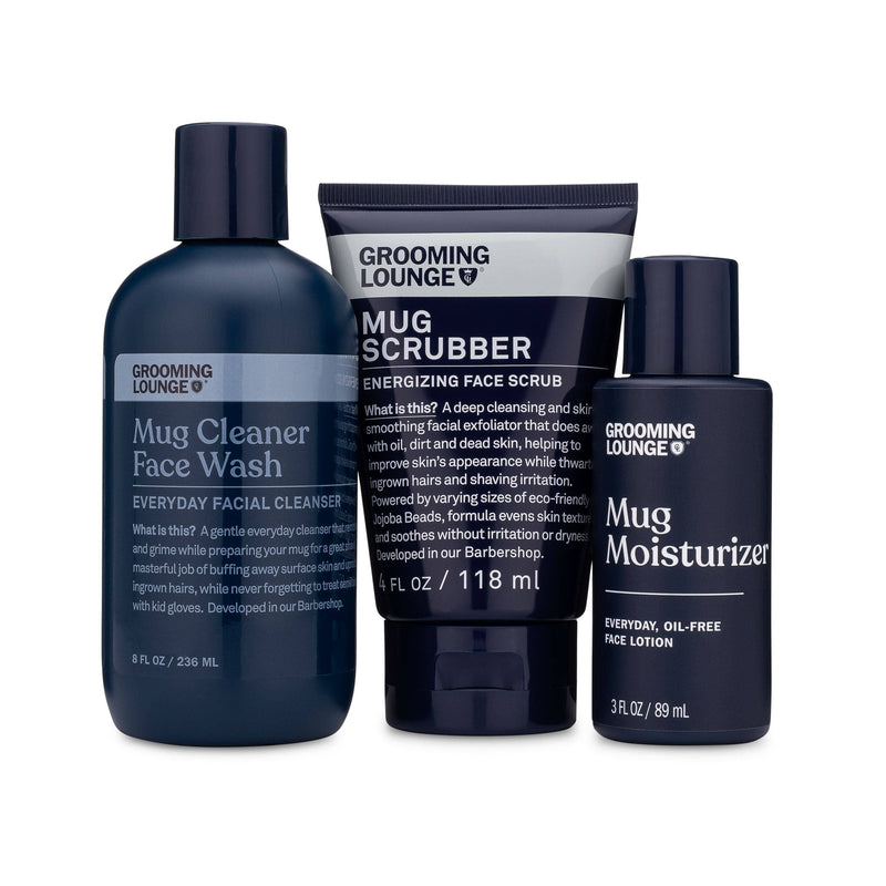 Grooming Lounge Mug Trio Skincare Kit (Save $23) Body Wash Grooming Lounge 