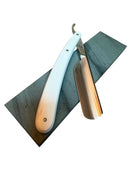 Straight Razor Shave Ready ~ Bismarck Spitzenqualität Inox Solingen On a Vintage Welsh Glanrafon Edge