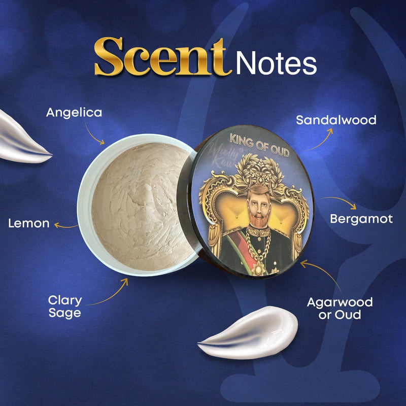 King of Oud Shaving Soap Shaving Soap WhollyKaw 