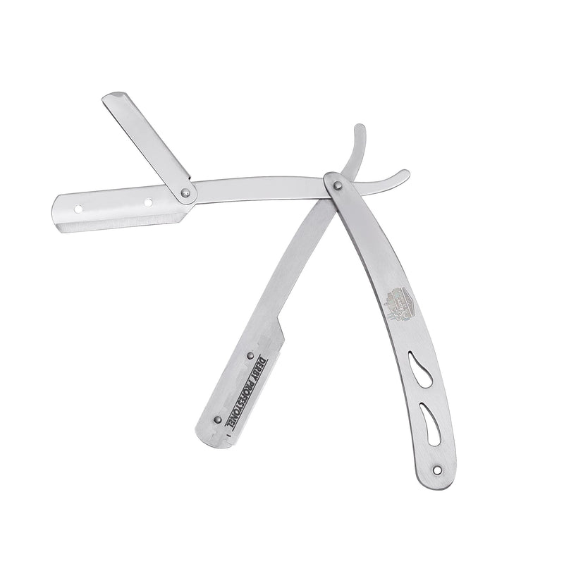 The Shave Factory Straight Edge Razor Kit (Steel Razor/Arko Shaving Soap / 100 Derby Professional Single Edge Razor Blades) BarberSets 