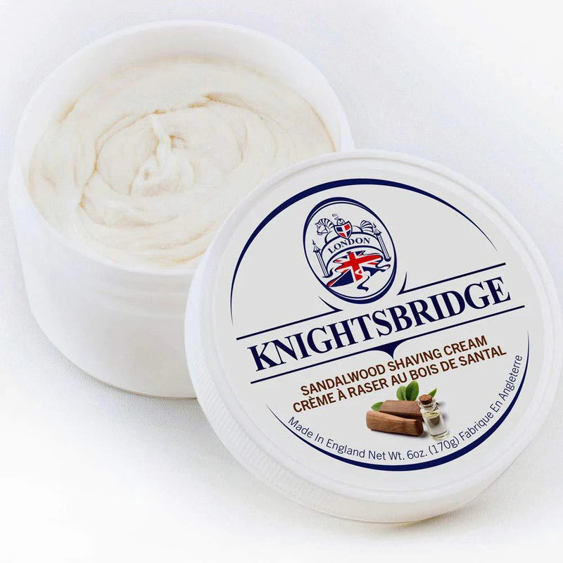 Sandalwood Shaving Cream (6oz) - by Knightsbridge Shaving Cream Murphy and McNeil Store 