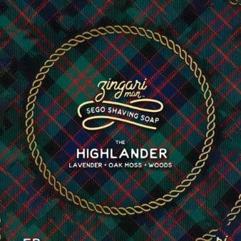 The Highlander Shave Soap Shaving Soap Zingari Man 1/3 oz. sample 