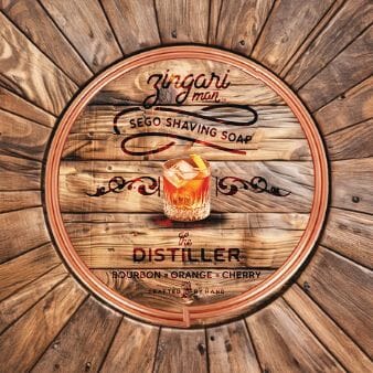The Distiller Shave Soap Shaving Soap Zingari Man 1/3 oz. sample 