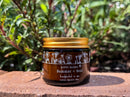 Kitty Karma Studio: Summer and Soul candle jar in garden