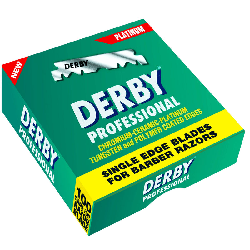 Derby Prof Single Edge Razor Blades 100ct Razors & Razor Blades BarberSets 