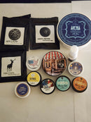 12 Artisan Shave Soap/Aftershave Samples+2oz TRC Avenia Shave Soap (pre owned) Shaving Soap Ice Shave 