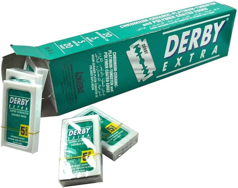 Derby Double Edge Razor Blades 100Pcs Razors & Razor Blades BarberSets 3x Pack 