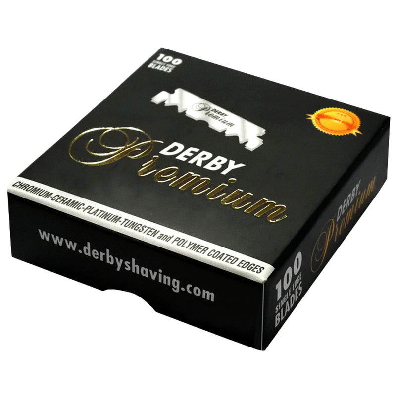 The Shave Factory Straight Edge Razor Kit (Steel Razor/Arko Shaving Soap / 100 Derby Premium Single Edge Razor Blades) BarberSets 