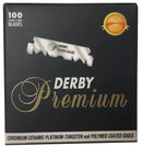 The Shave Factory Straight Edge Razor Kit (Black / 300 Derby Premium Single Edge Razor Blades) BarberSets 