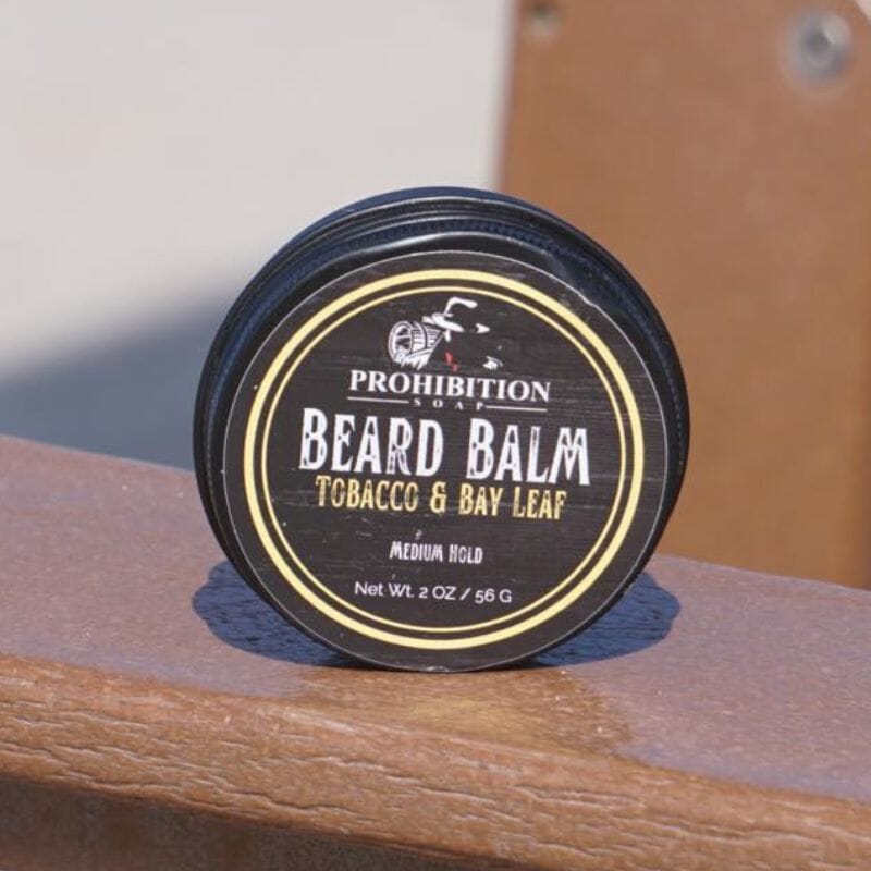 Tobacco & Bay Leaf Beard Balm Beard Balms & Butters Prohibition Soap 