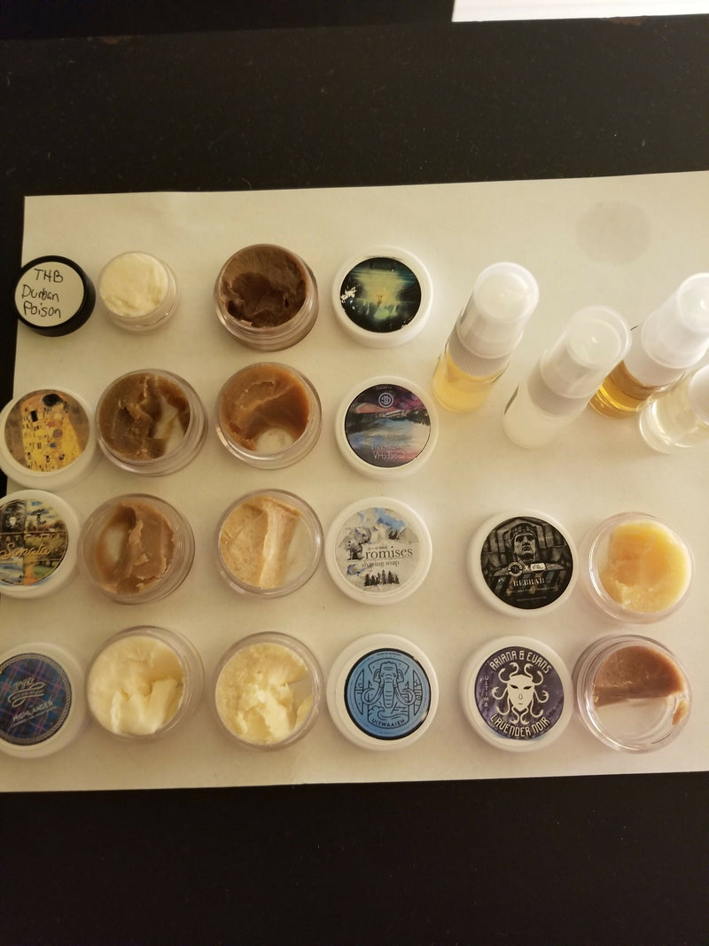 Artisan Shave Soap/Aftershave Samples ×14 BM/AE/GD plus more! (pre owned) Shaving Soap Ice Shave 