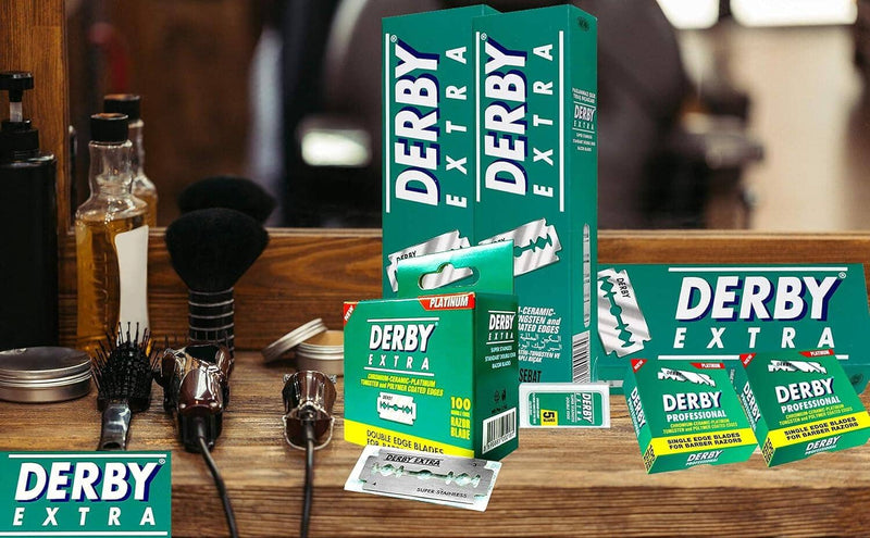 Derby Double Edge Razor Blades 100Pcs Razors & Razor Blades BarberSets 