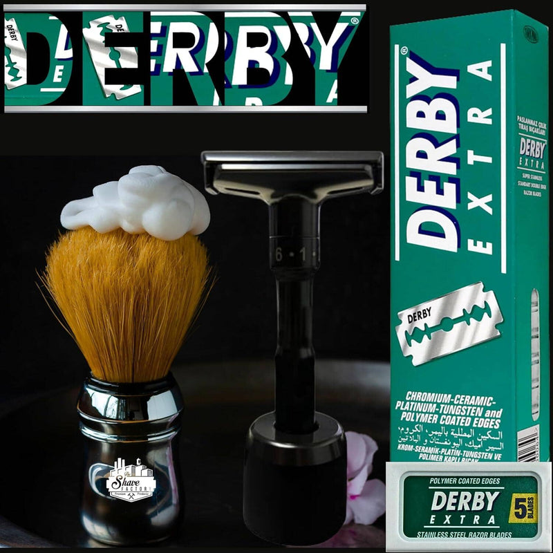 Derby Double Edge Razor Blades 100Pcs Razors & Razor Blades BarberSets 