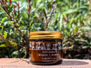 Kitty Karma Studio: Muscle and Armor candle jar in garden