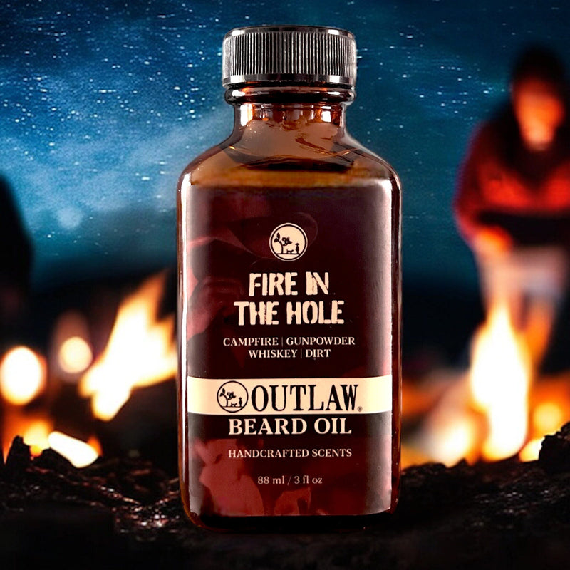 Fire in the Hole Campfire Beard Oil & Hair Elixir Beard Oil Outlaw 