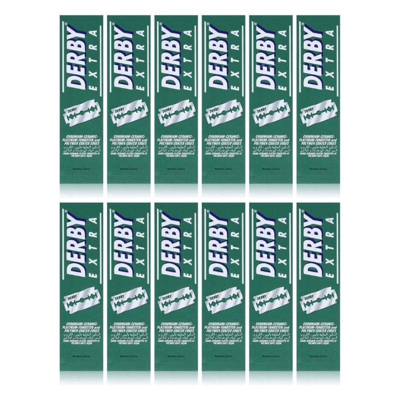 Derby Double Edge Razor Blades 100Pcs Razors & Razor Blades BarberSets 12x Pack 