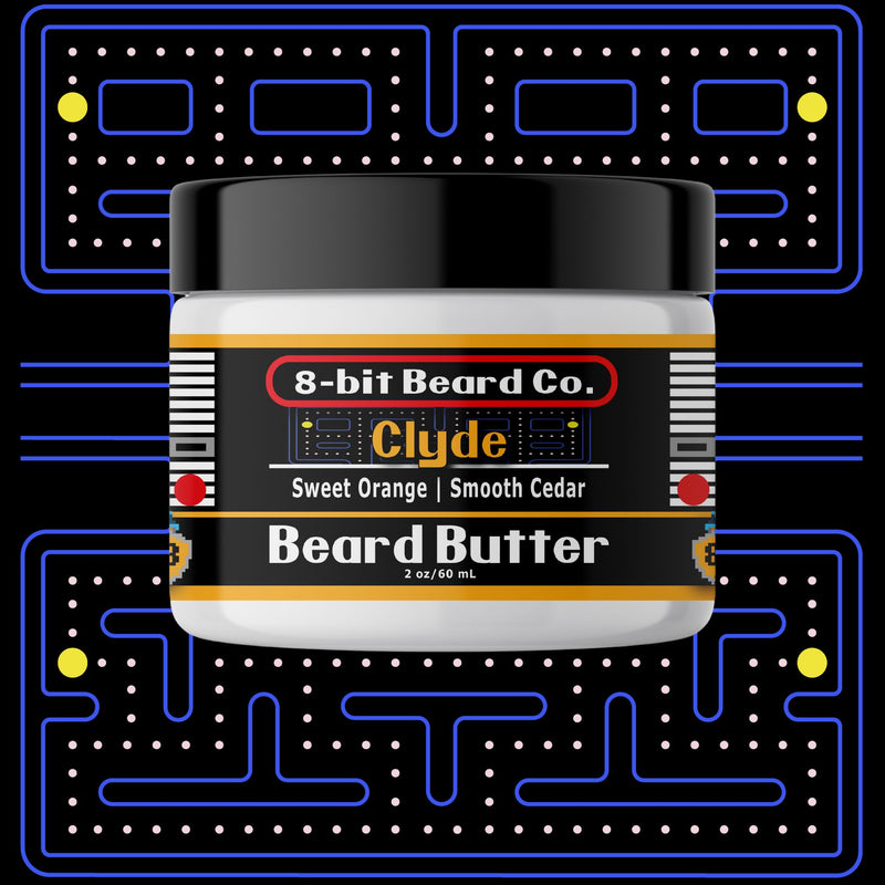 Clyde | Beard Butter - Sweet Orange Citrus, Smooth Cedar Beard Balms & Butters 8bit Beard Co. 