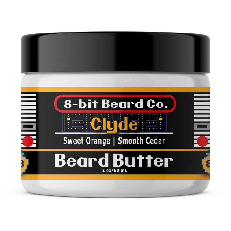 Clyde | Beard Butter - Sweet Orange Citrus, Smooth Cedar Beard Balms & Butters 8bit Beard Co. 