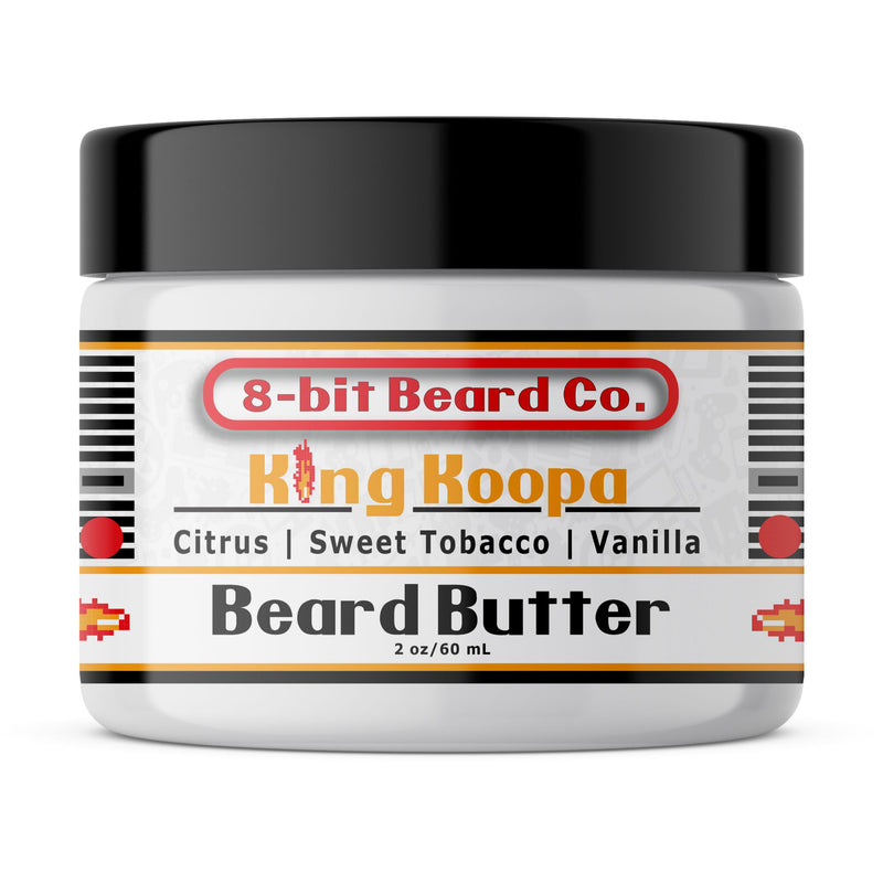 King Koopa | Beard Butter - Citrus, Sweet Tobacco, Vanilla Beard Balms & Butters 8bit Beard Co. 