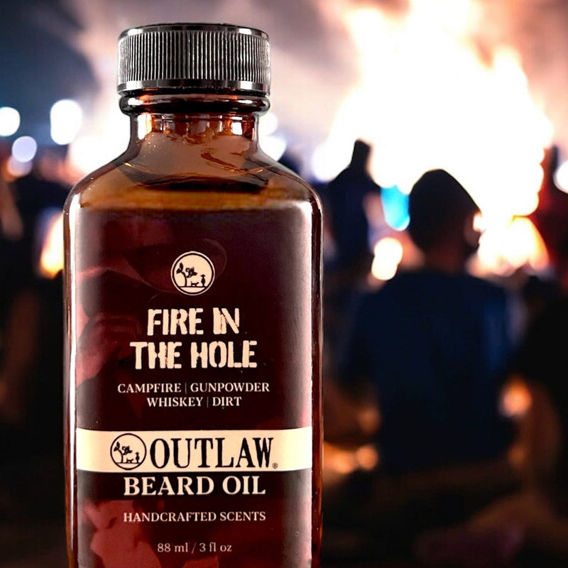 Fire in the Hole Campfire Beard Oil & Hair Elixir Beard Oil Outlaw 