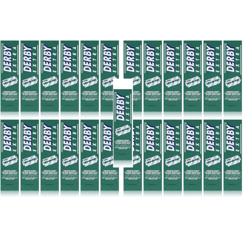 Derby Double Edge Razor Blades 100Pcs Razors & Razor Blades BarberSets 25x Pack 