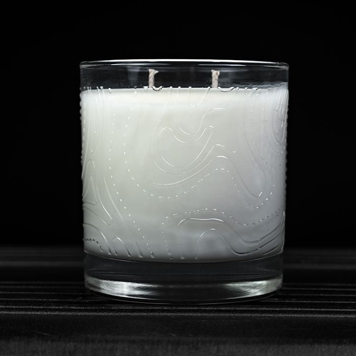 SPECIAL FORCES CANDLE (EMBOSSED FULL-WRAP TOPO MAP) Candle Gunfighter Trading Co. 