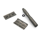 Ghost 70 Cross Grain Pattern Titanium Light Weight Safety Razor Safety Razor Murphy & McNeil Pre-Owned Shaving 
