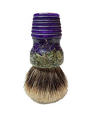 Smilez For Milez “Purlpe Rain” with 26mm V69 Manchurian Shaving Brush servedupshaves 