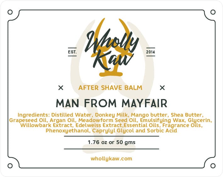 Man from Mayfair After Shave Balm Aftershave Balm WhollyKaw 