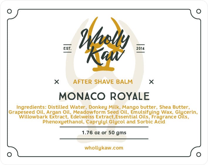 Monaco Royale After Shave Balm Aftershave Balm WhollyKaw 