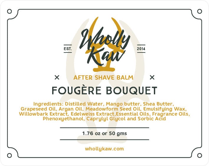 Fougère Bouquet After Shave Balm Aftershave Balm WhollyKaw 